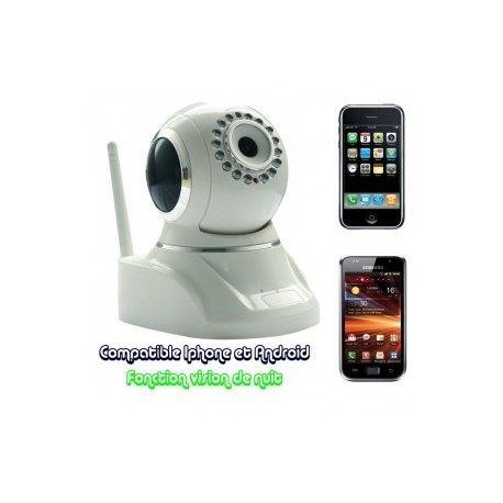 Caméra IP WIFI Camcast 500 avec vision de nuit