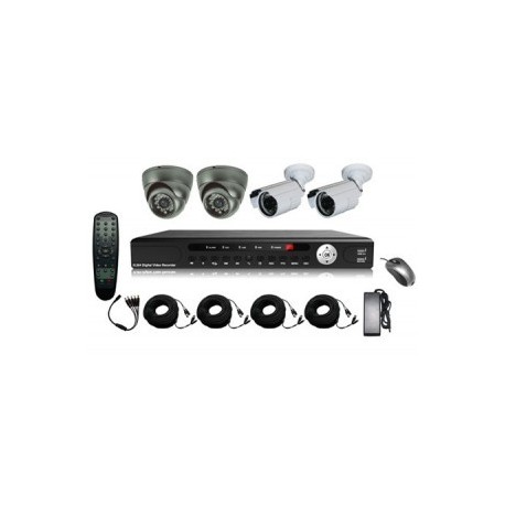 Enregistreur DVR 4 voies pour intérieur et extérieur Enregistreur DVR 4 voies pour intérieur et extérieur