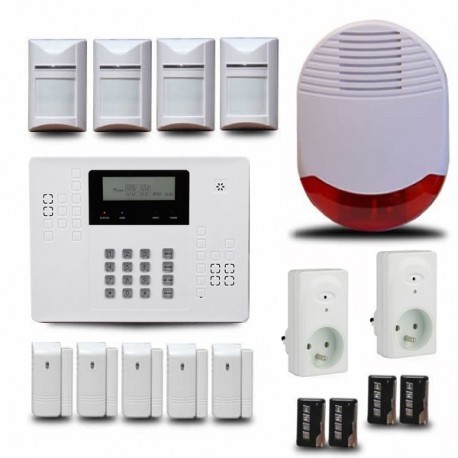 Sécurité domestique GSM sans fil alarme antivol alarme intrusion domestique  - Chine Alarme domestique, alarme GSM